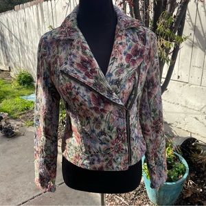 FREE PEOPLE JACKET TAPESTRY UTILITY JACKET size 4